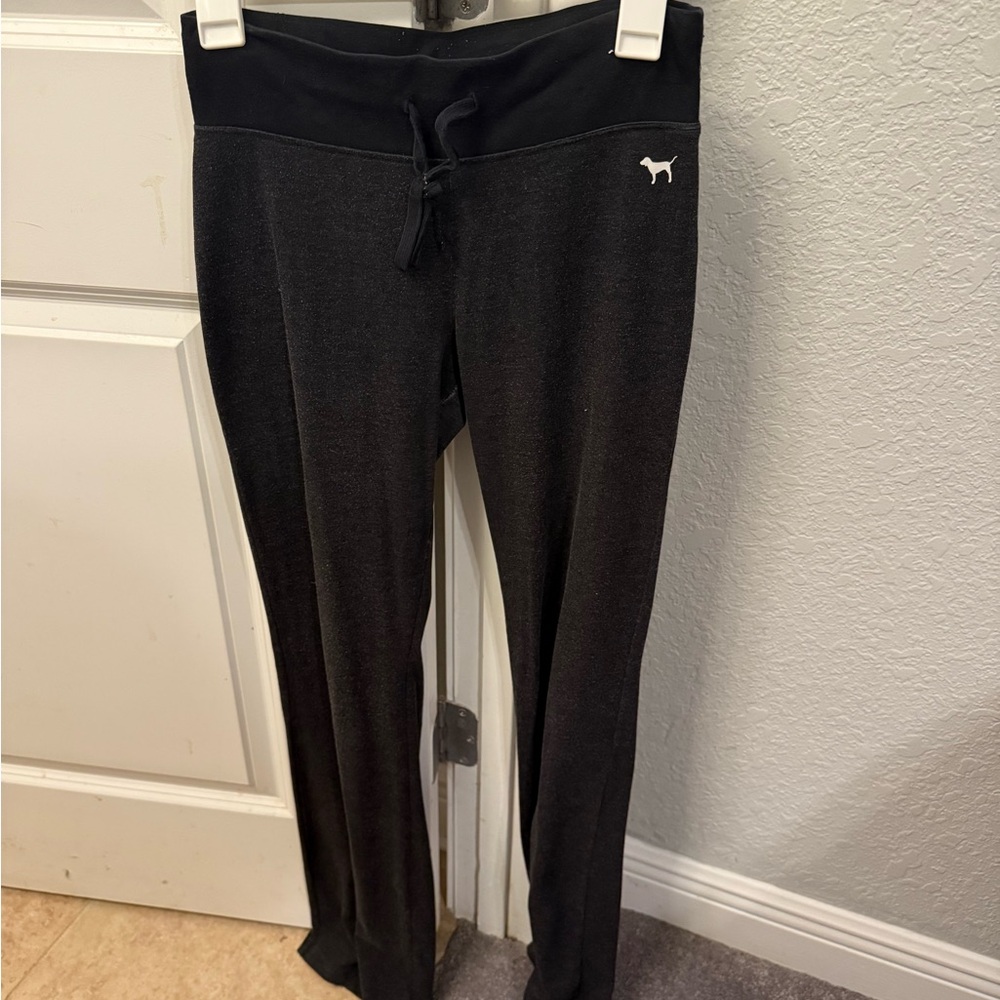 Victoria's Secret Pink Black Yoga Pants